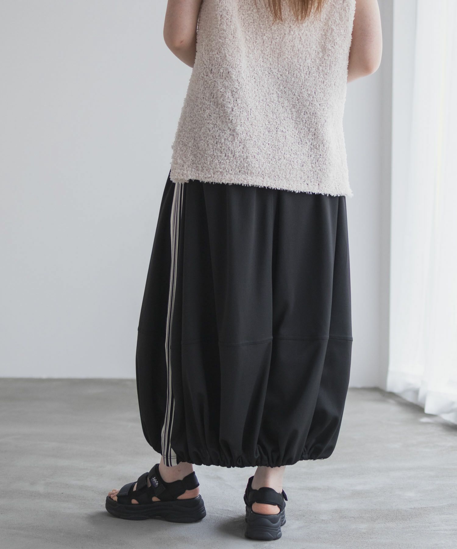 nAvy ラインバルーンスカート レディース