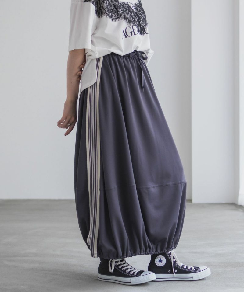 NAVY  nAvy ラインバルーンスカート レディース商品画像-13