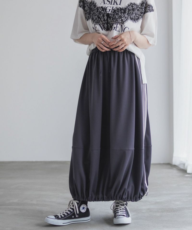 NAVY nAvy ラインバルーンスカート レディース