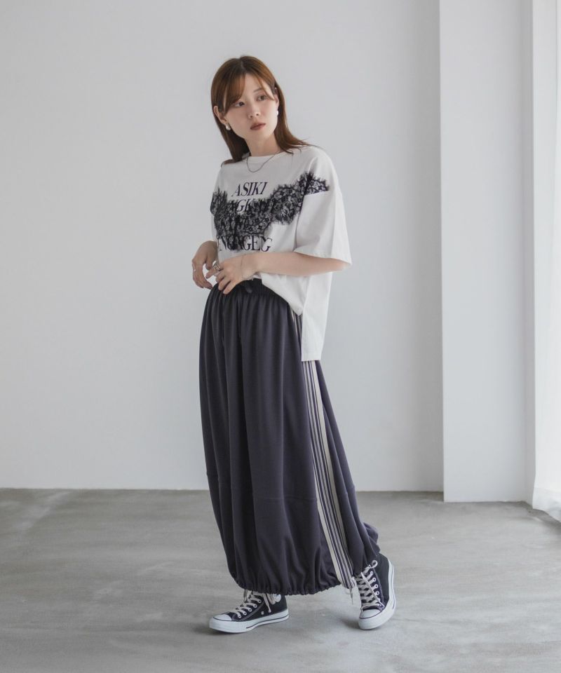 NAVY  nAvy ラインバルーンスカート レディース商品画像-28