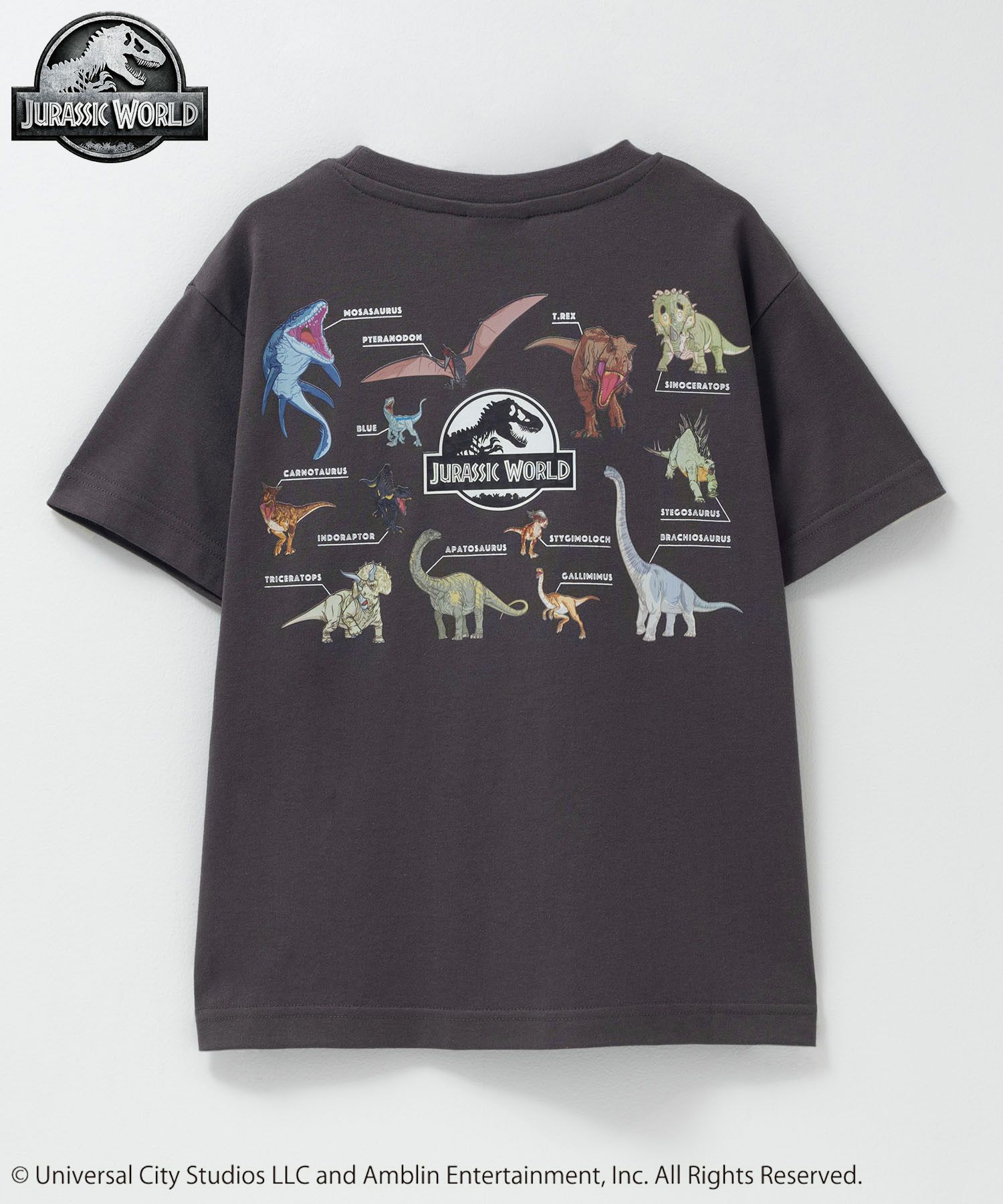 ジュラシック・ワールド プリントTシャツ キッズ メール便 対応商品商品画像-2