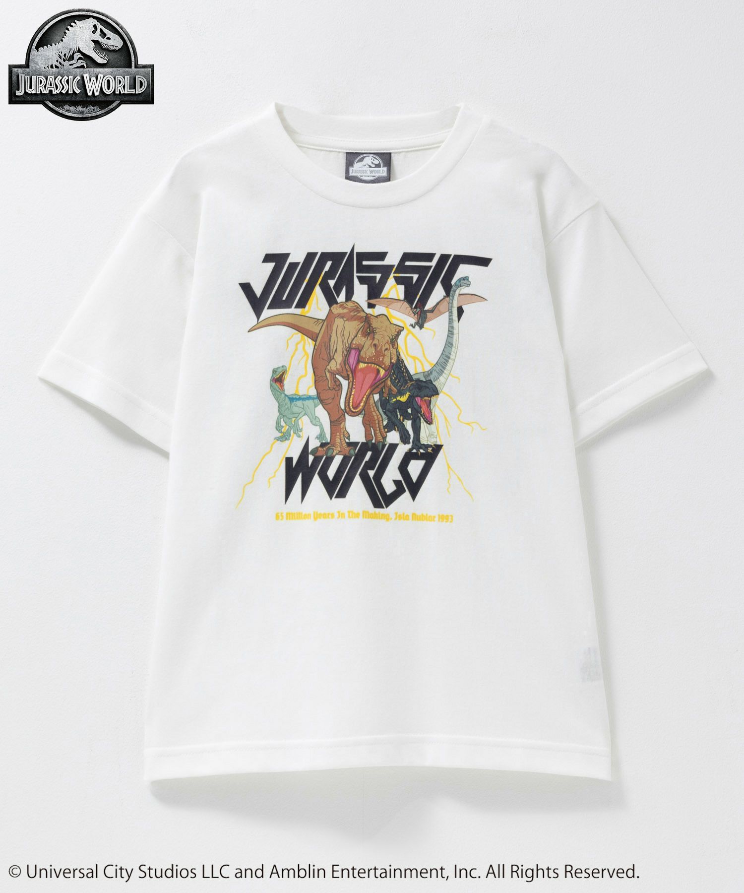 ジュラシック・ワールド プリントTシャツ キッズ メール便 対応商品商品画像-3