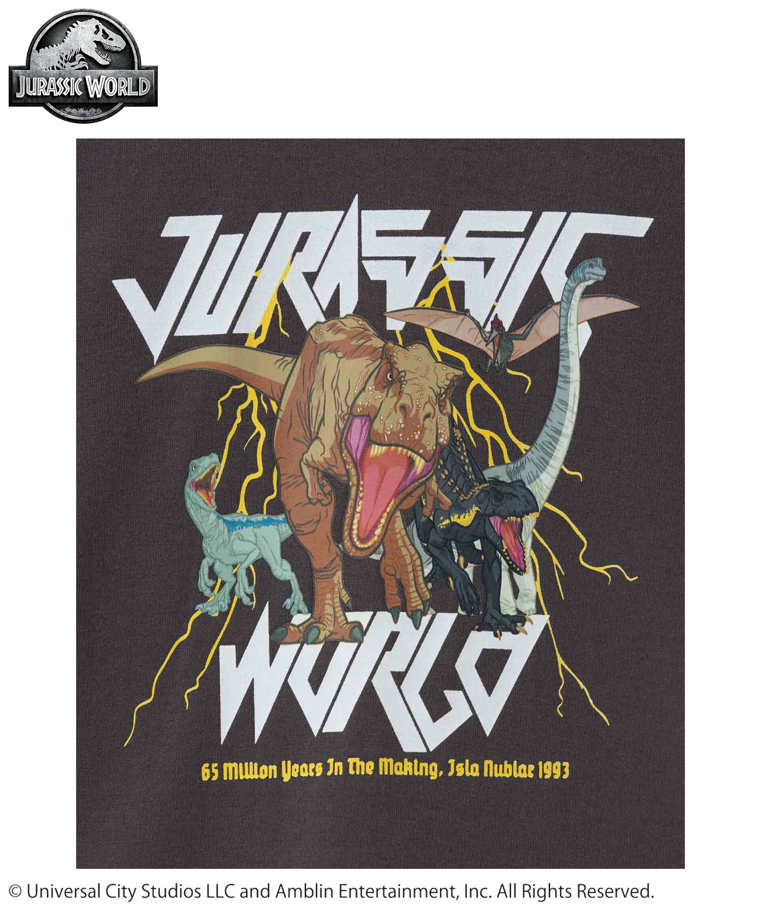 ジュラシック・ワールド プリントTシャツ キッズ メール便 対応商品商品画像-5
