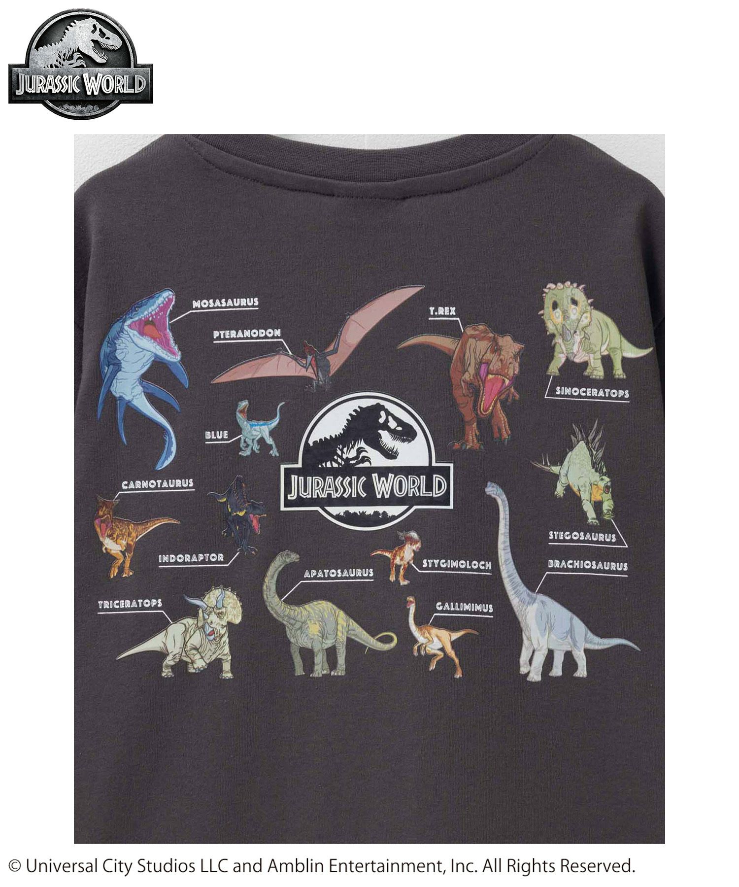 ジュラシック・ワールド プリントTシャツ キッズ メール便 対応商品商品サムネイル-6