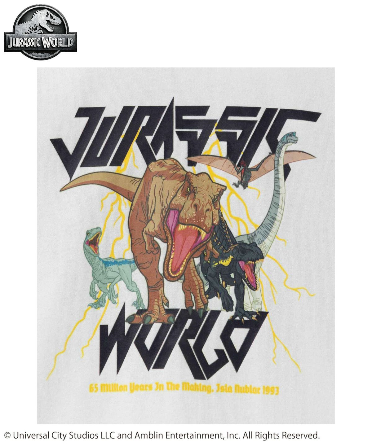 ジュラシック・ワールド プリントTシャツ キッズ ネコポス 対応商品ジュラシック・ワールド プリントTシャツ キッズ ネコポス 対応商品