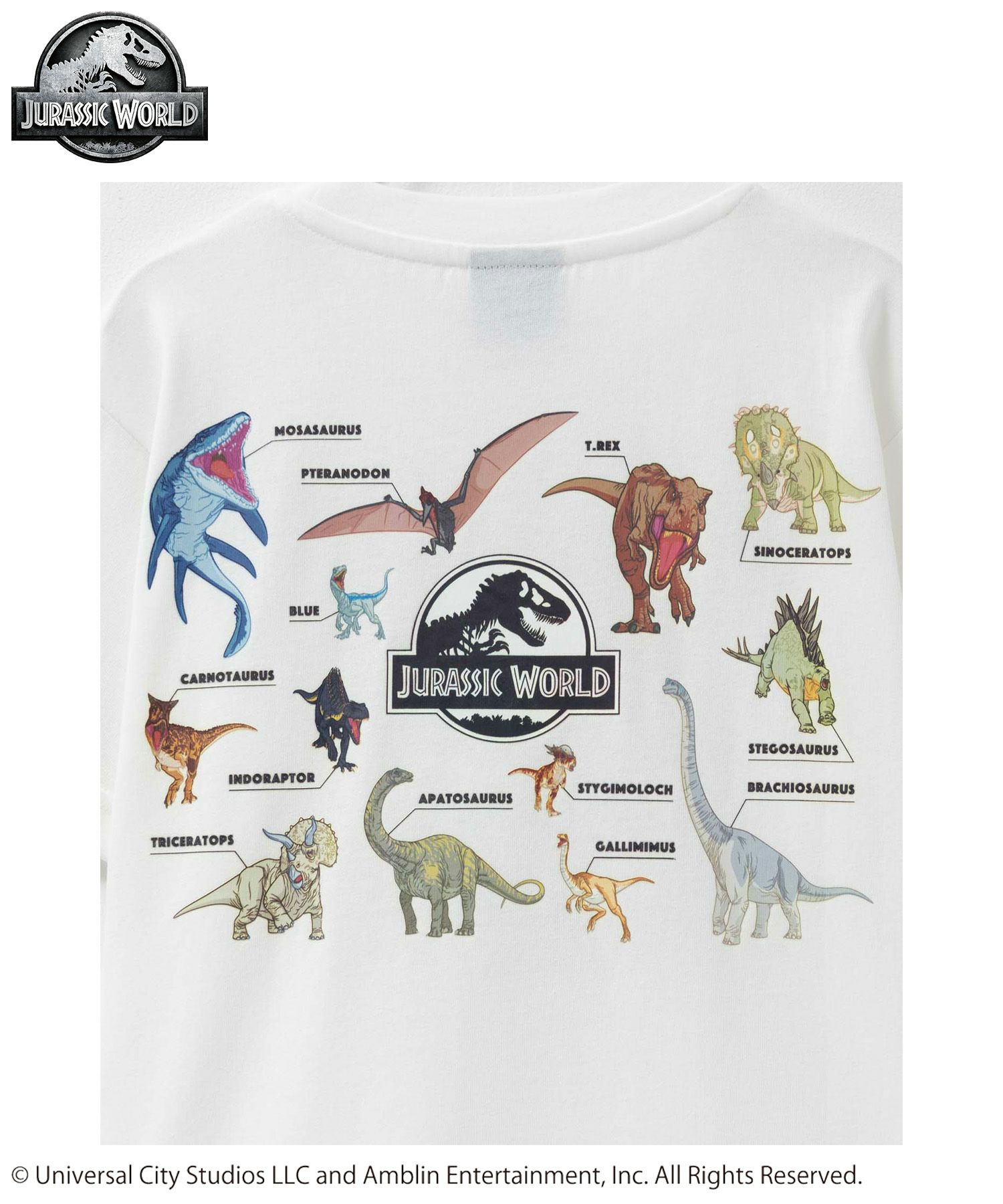 ジュラシック・ワールド プリントTシャツ キッズ メール便 対応商品商品サムネイル-8