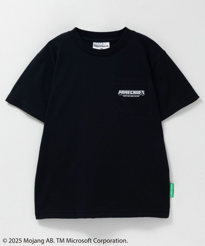 Minecraft マインクラフト ポケット付きTシャツ キッズ メール便 対応商品商品画像-4