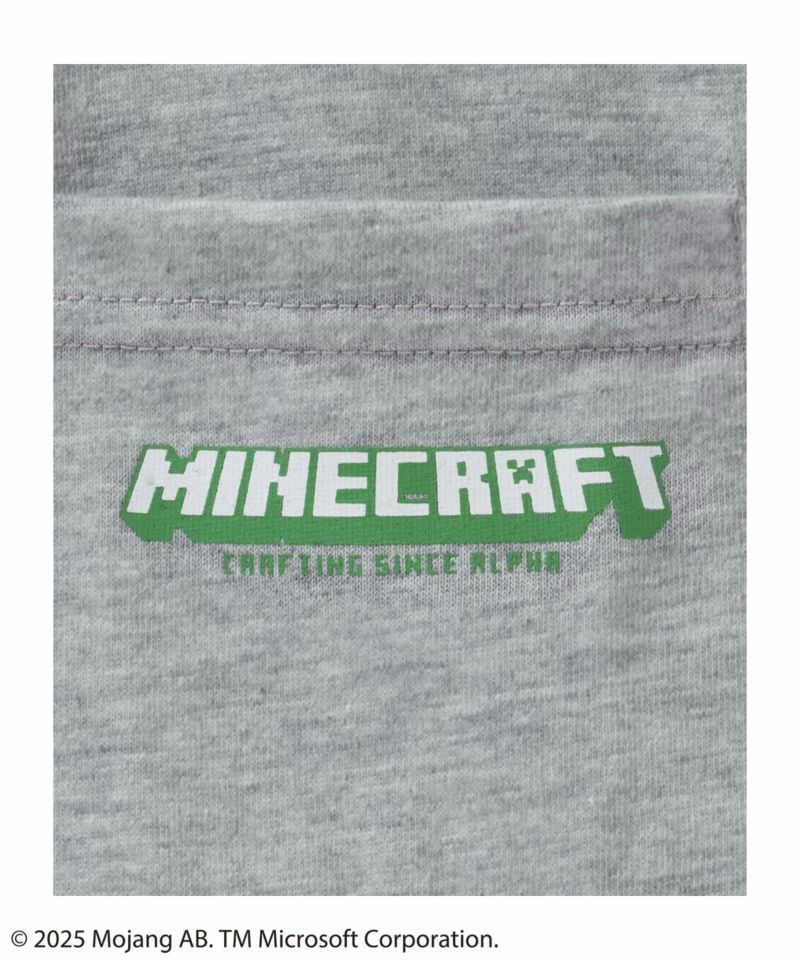 Minecraft マインクラフト ポケット付きTシャツ キッズ メール便 対応商品商品画像-6