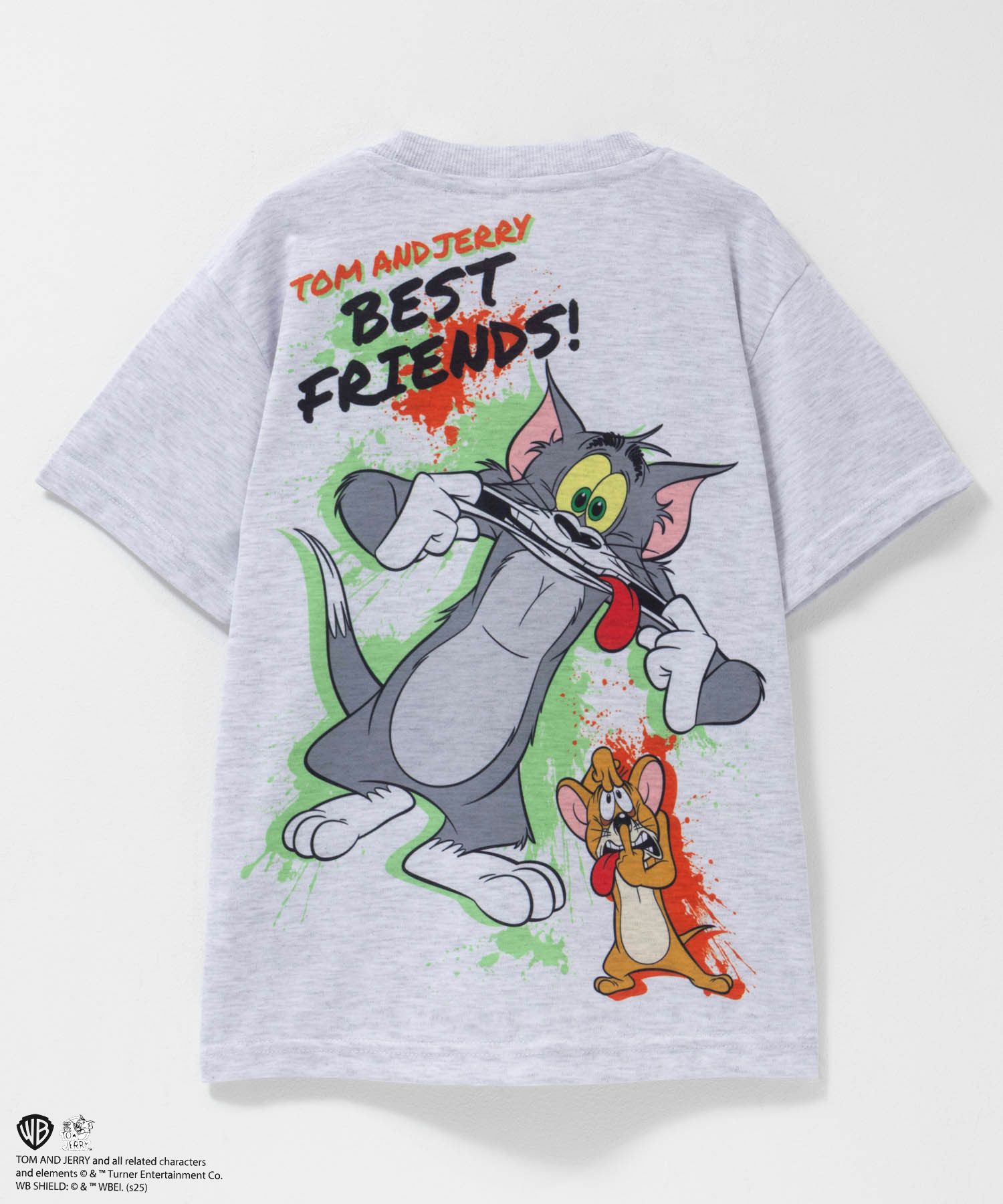 Tom and Jerry 転写プリントビッグTシャツ キッズ ネコポス 対応商品