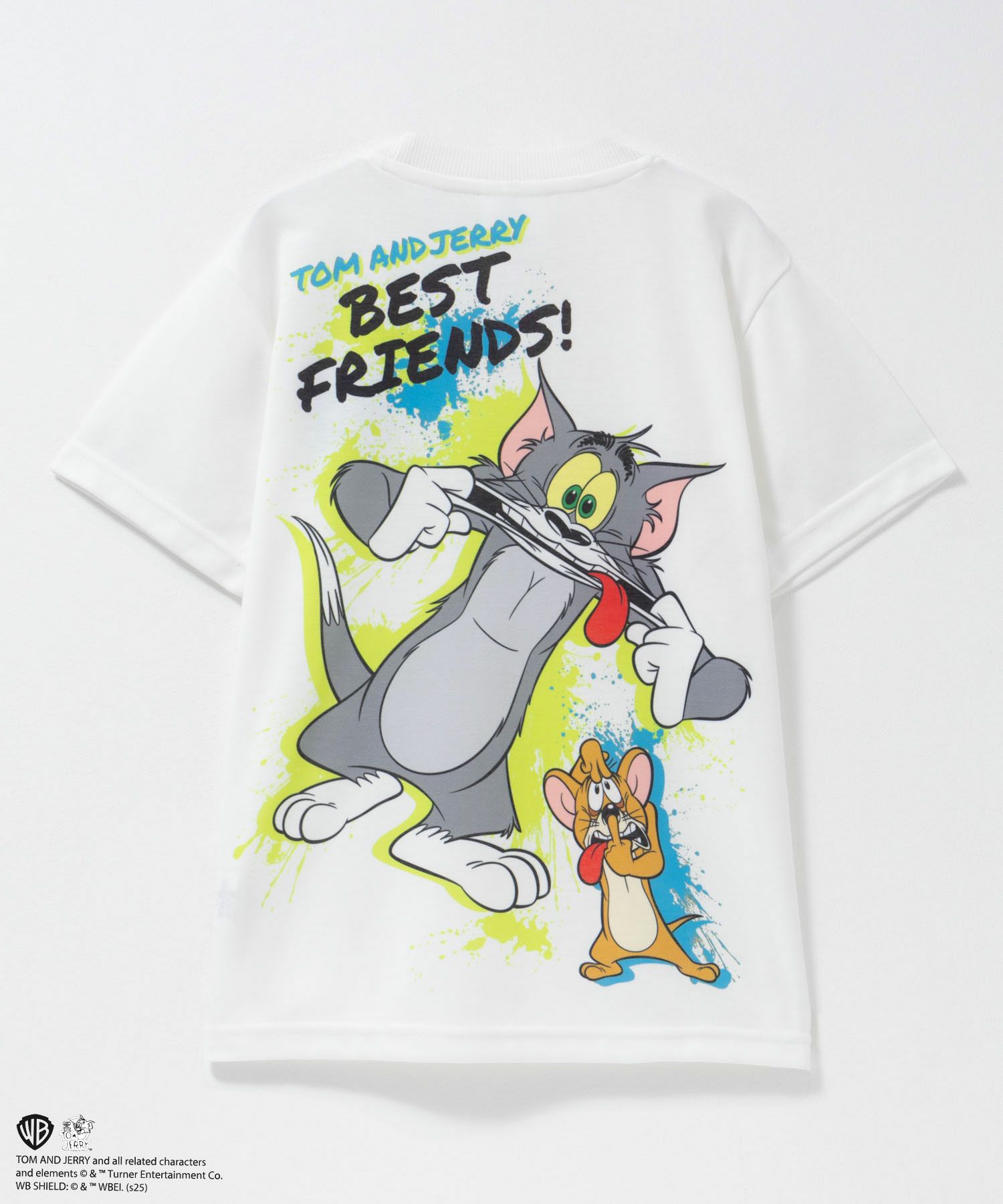 Tom and Jerry 転写プリントビッグTシャツ キッズ メール便 対応商品商品画像-3