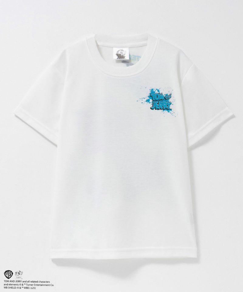 Tom and Jerry 転写プリントビッグTシャツ キッズ メール便 対応商品商品画像-4