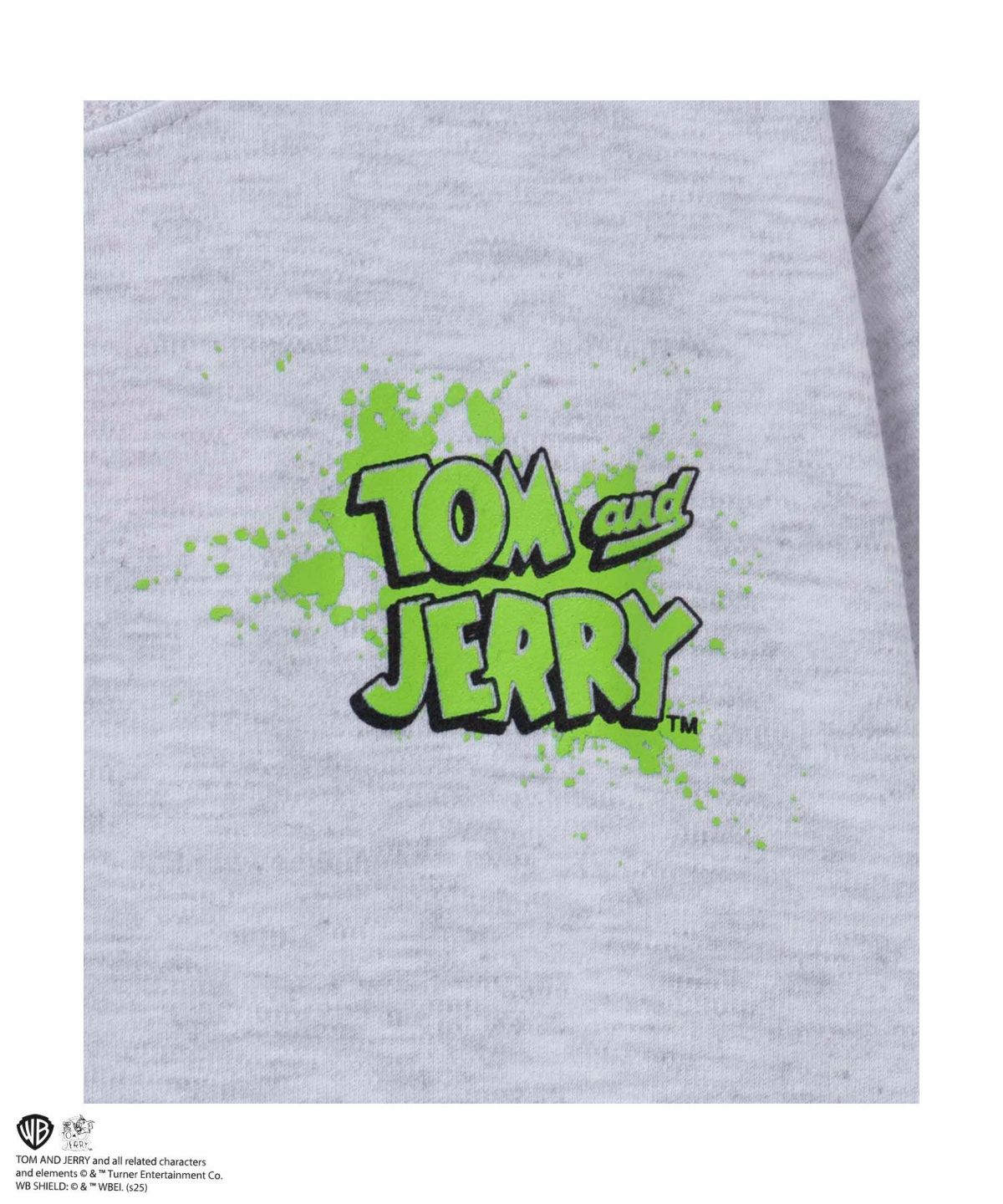 Tom and Jerry 転写プリントビッグTシャツ キッズ ネコポス 対応商品