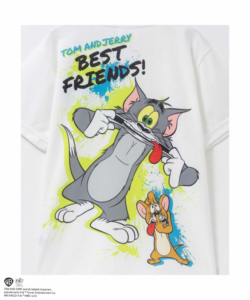 Tom and Jerry 転写プリントビッグTシャツ キッズ メール便 対応商品商品画像-8