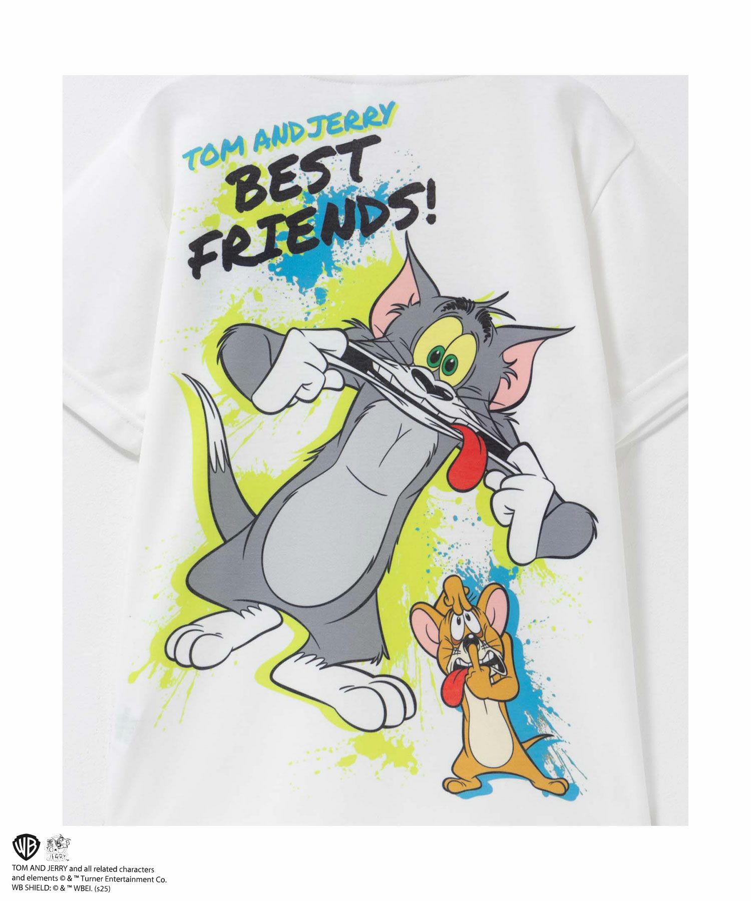 Tom and Jerry 転写プリントビッグTシャツ キッズ メール便 対応商品商品画像-8