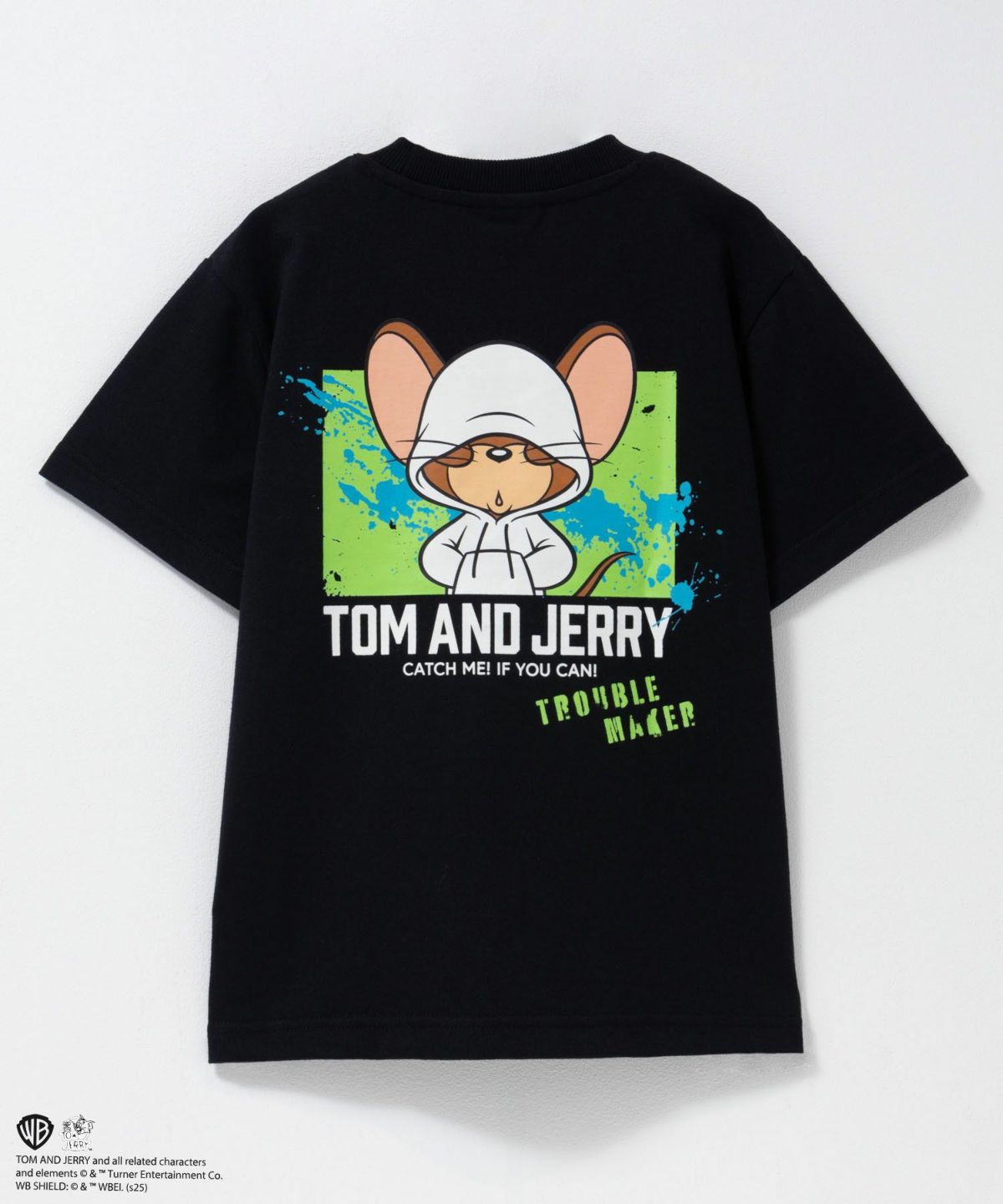 Tom and Jerry 胸刺繍ビッグTシャツ キッズ ネコポス 対応商品
