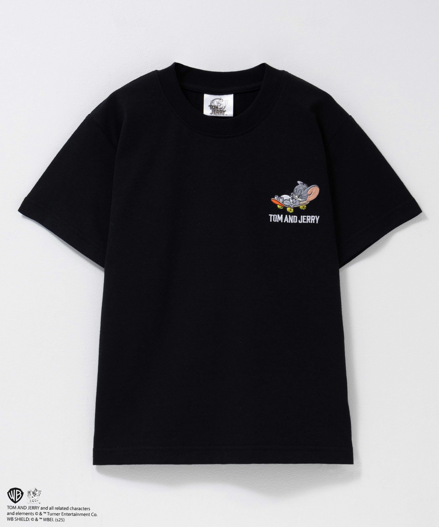 Tom and Jerry 胸刺繍ビッグTシャツ キッズ メール便 対応商品商品画像-2
