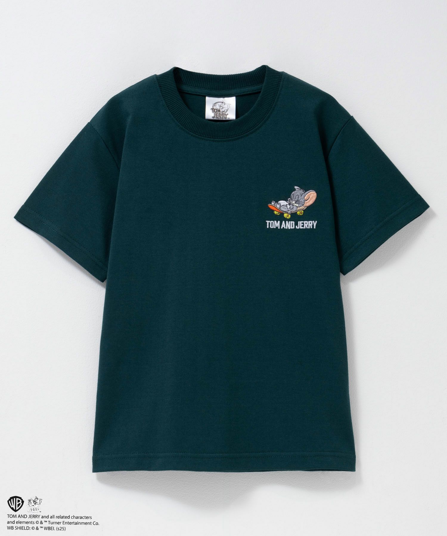 Tom and Jerry 胸刺繍ビッグTシャツ キッズ ネコポス 対応商品
