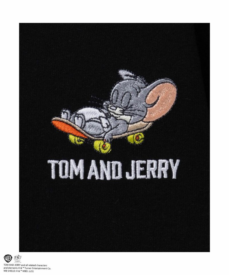 Tom and Jerry 胸刺繍ビッグTシャツ キッズ メール便 対応商品商品画像-5