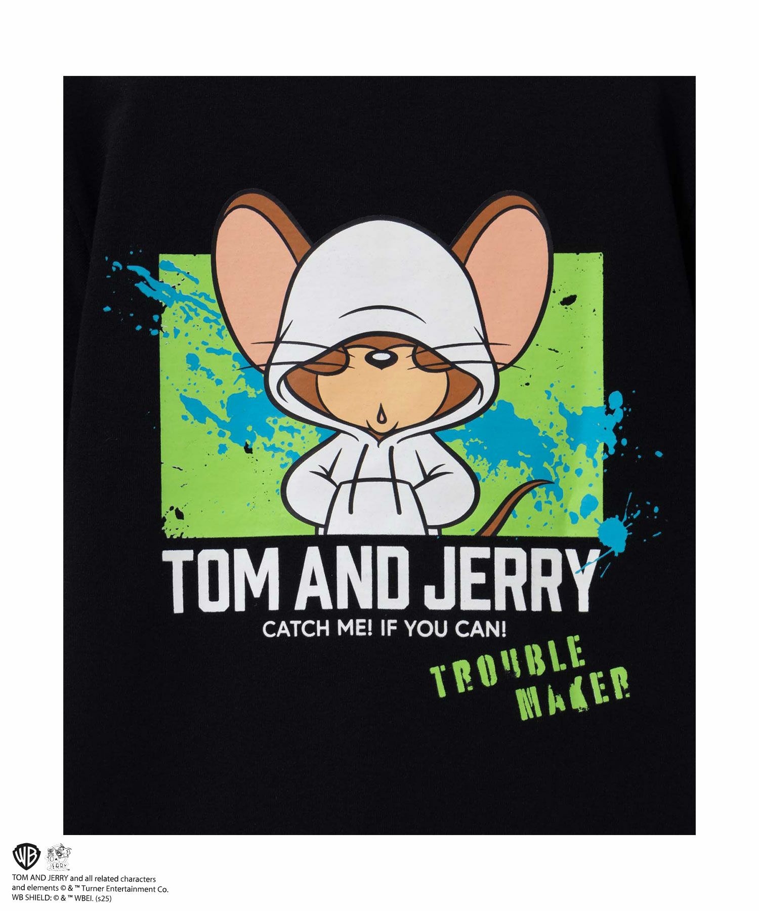 Tom and Jerry 胸刺繍ビッグTシャツ キッズ ネコポス 対応商品