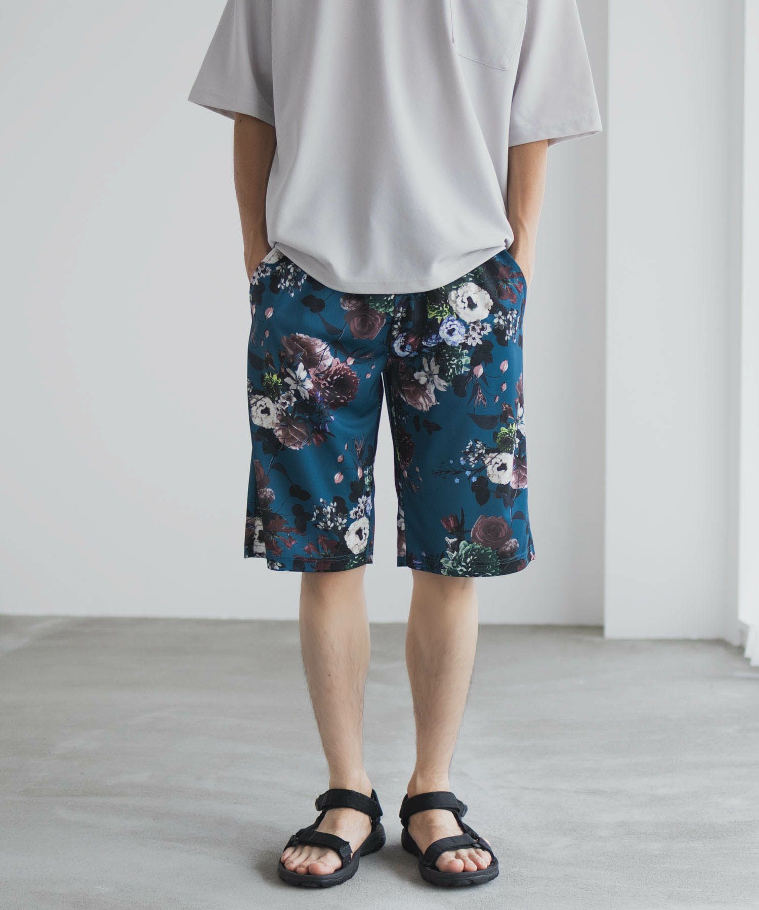 NAVY ハニカムメッシュショートパンツ メンズ