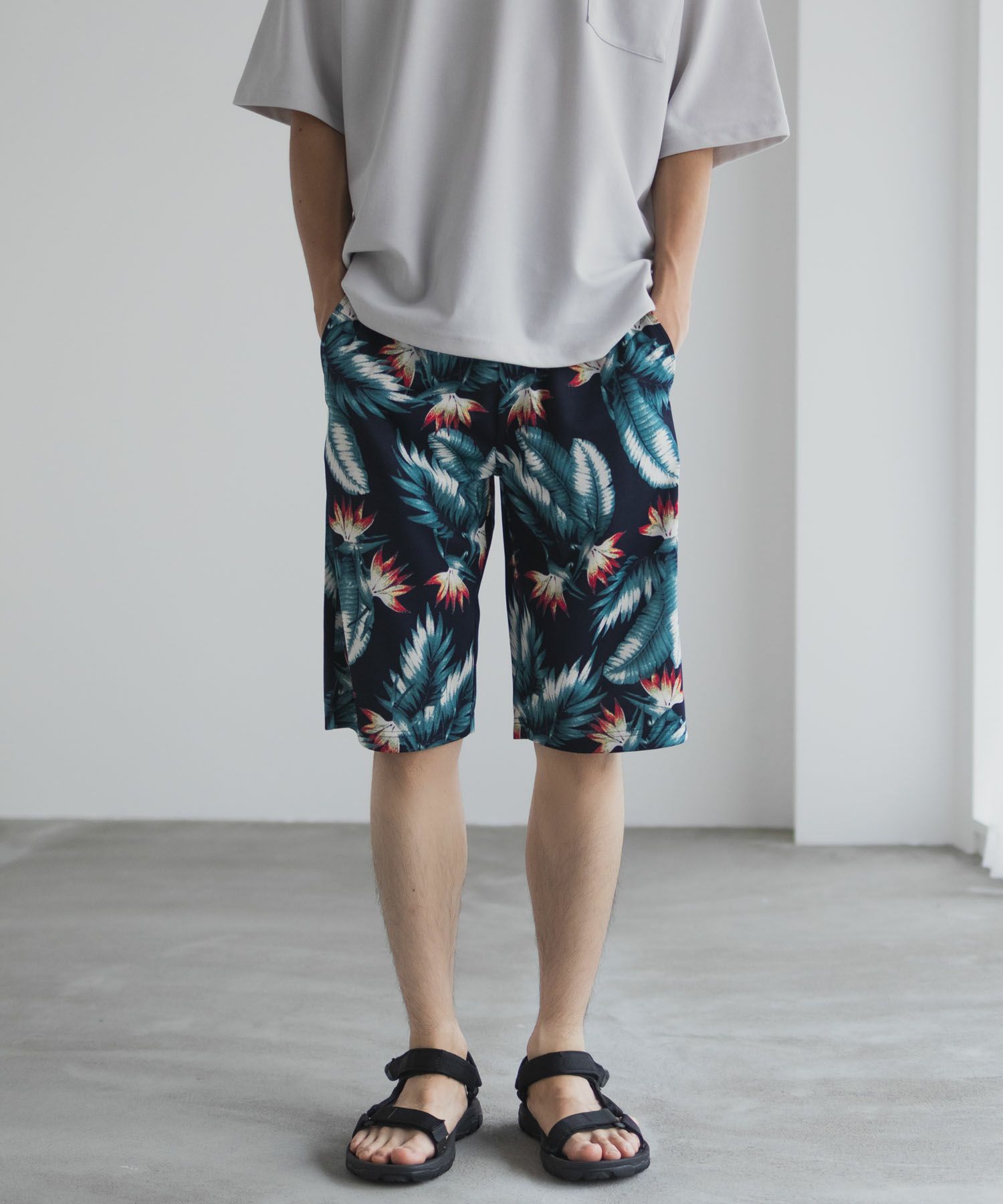 NAVY ハニカムメッシュショートパンツ メンズ