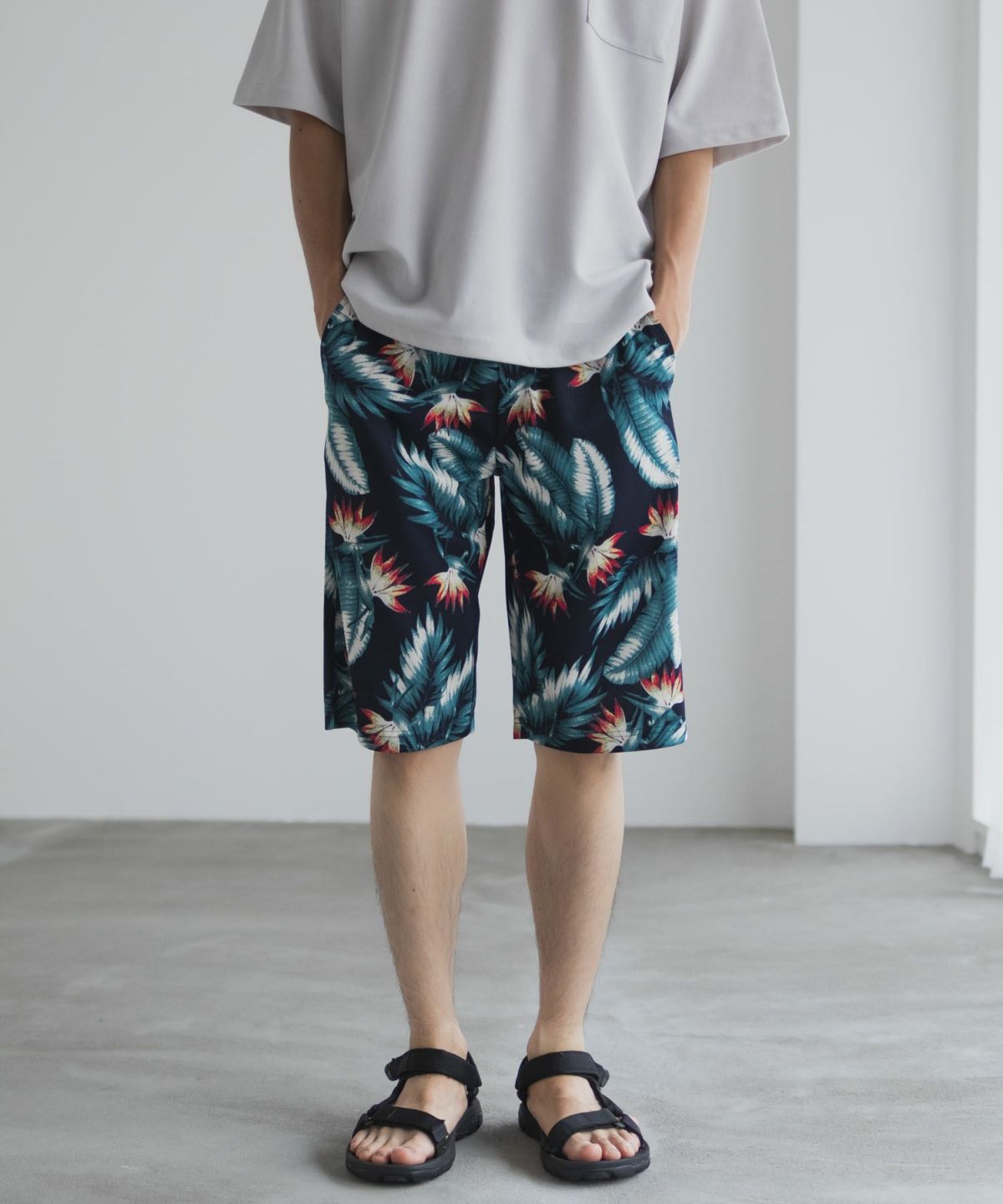 NAVY ハニカムメッシュショートパンツ メンズ