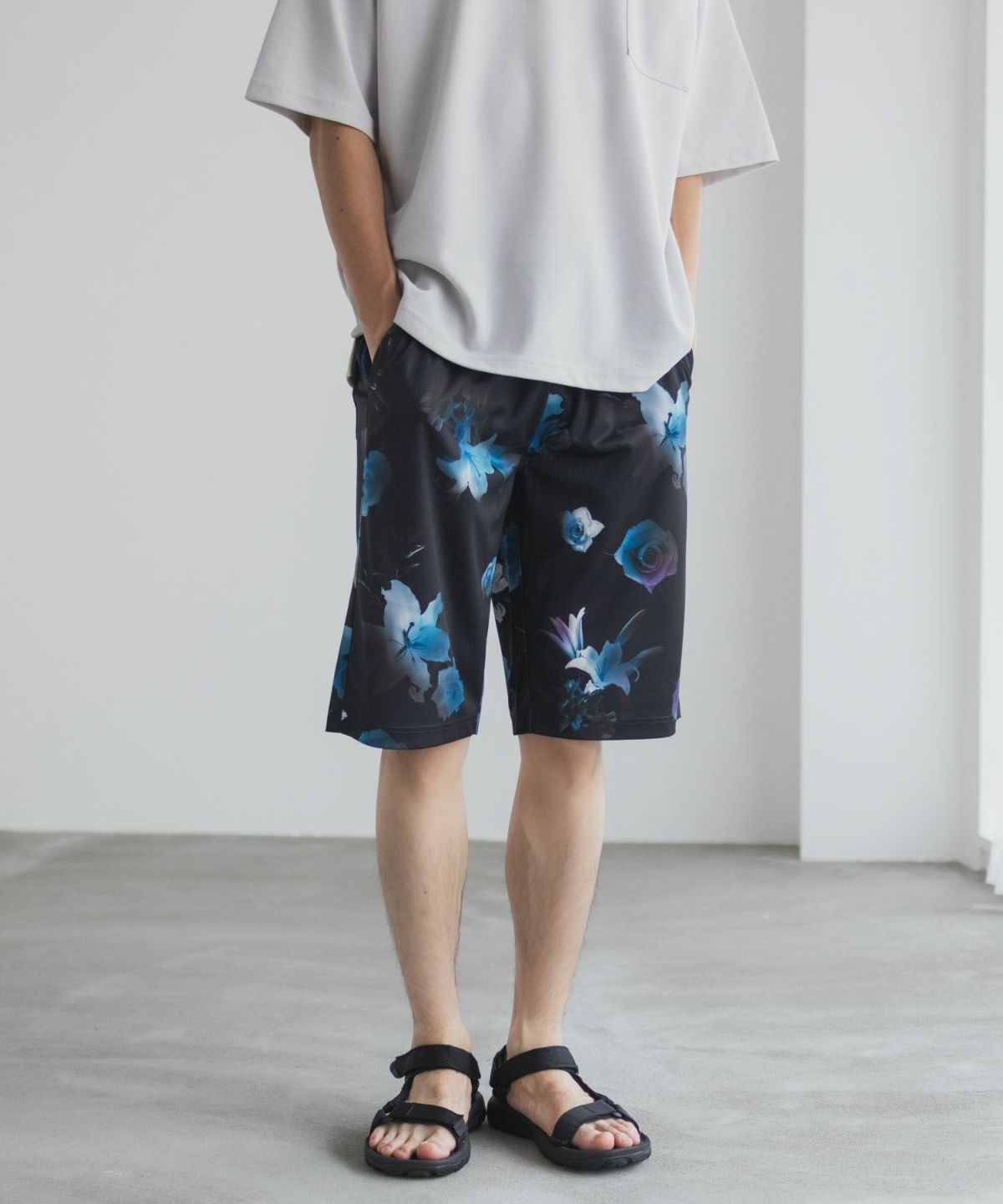 NAVY ハニカムメッシュショートパンツ メンズ