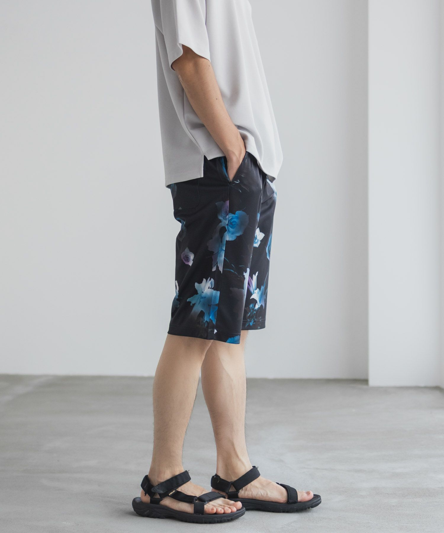 NAVY ハニカムメッシュショートパンツ メンズ