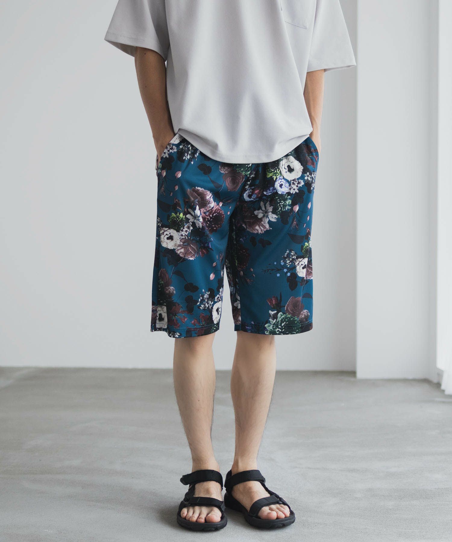 NAVY ハニカムメッシュショートパンツ メンズ