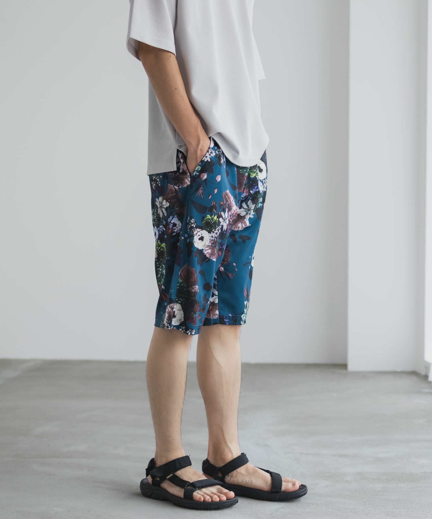 NAVY ハニカムメッシュショートパンツ メンズ