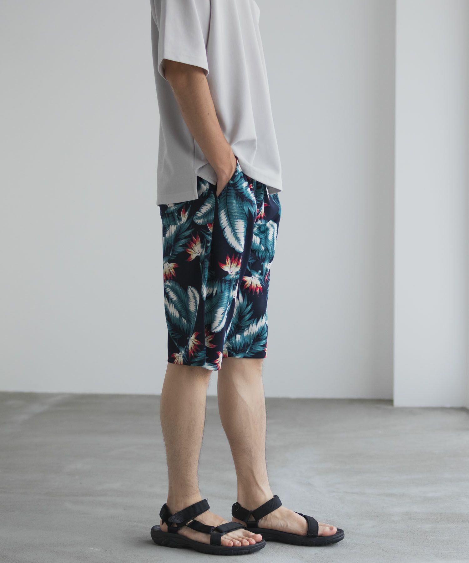 NAVY ハニカムメッシュショートパンツ メンズ