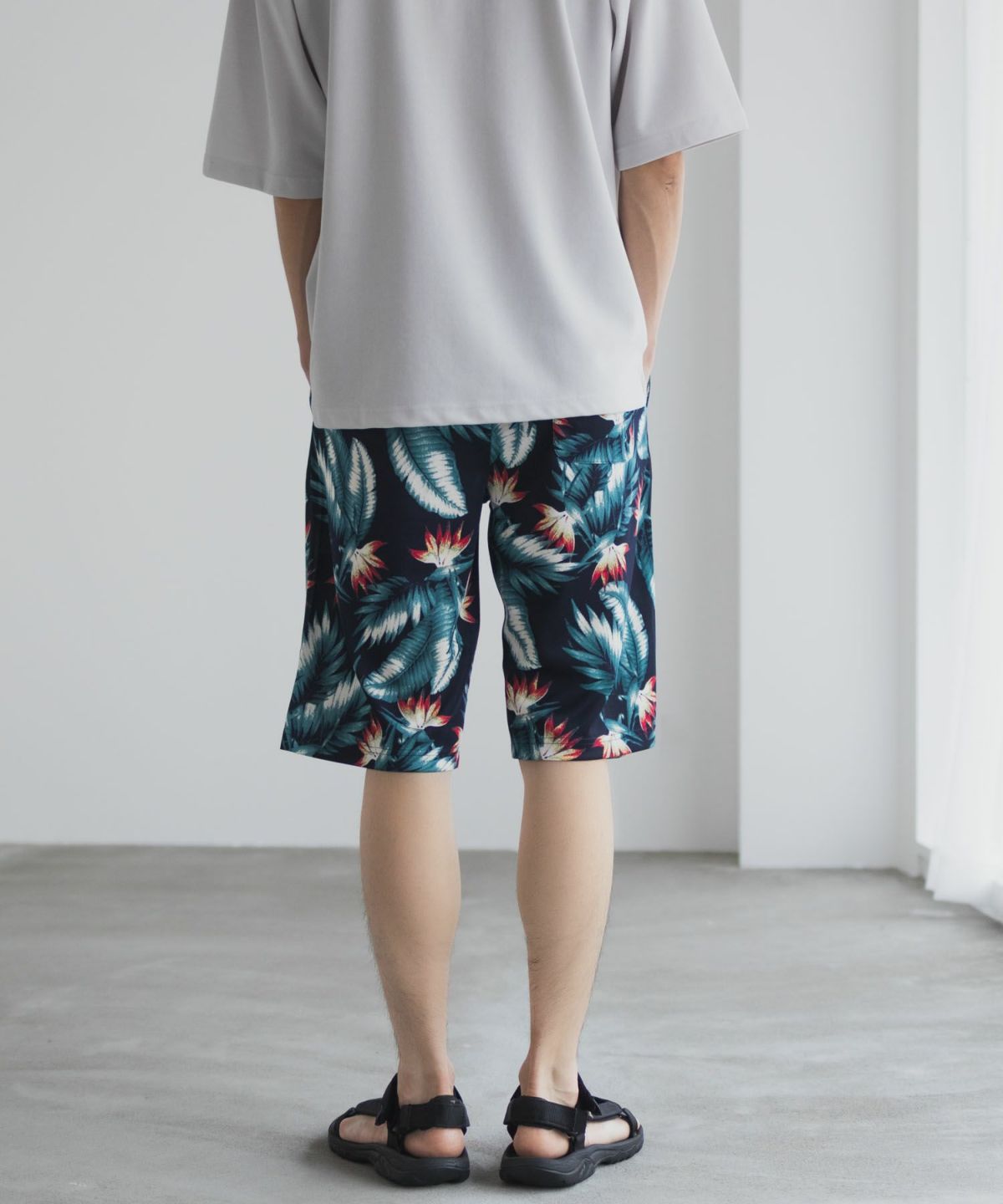 NAVY ハニカムメッシュショートパンツ メンズ