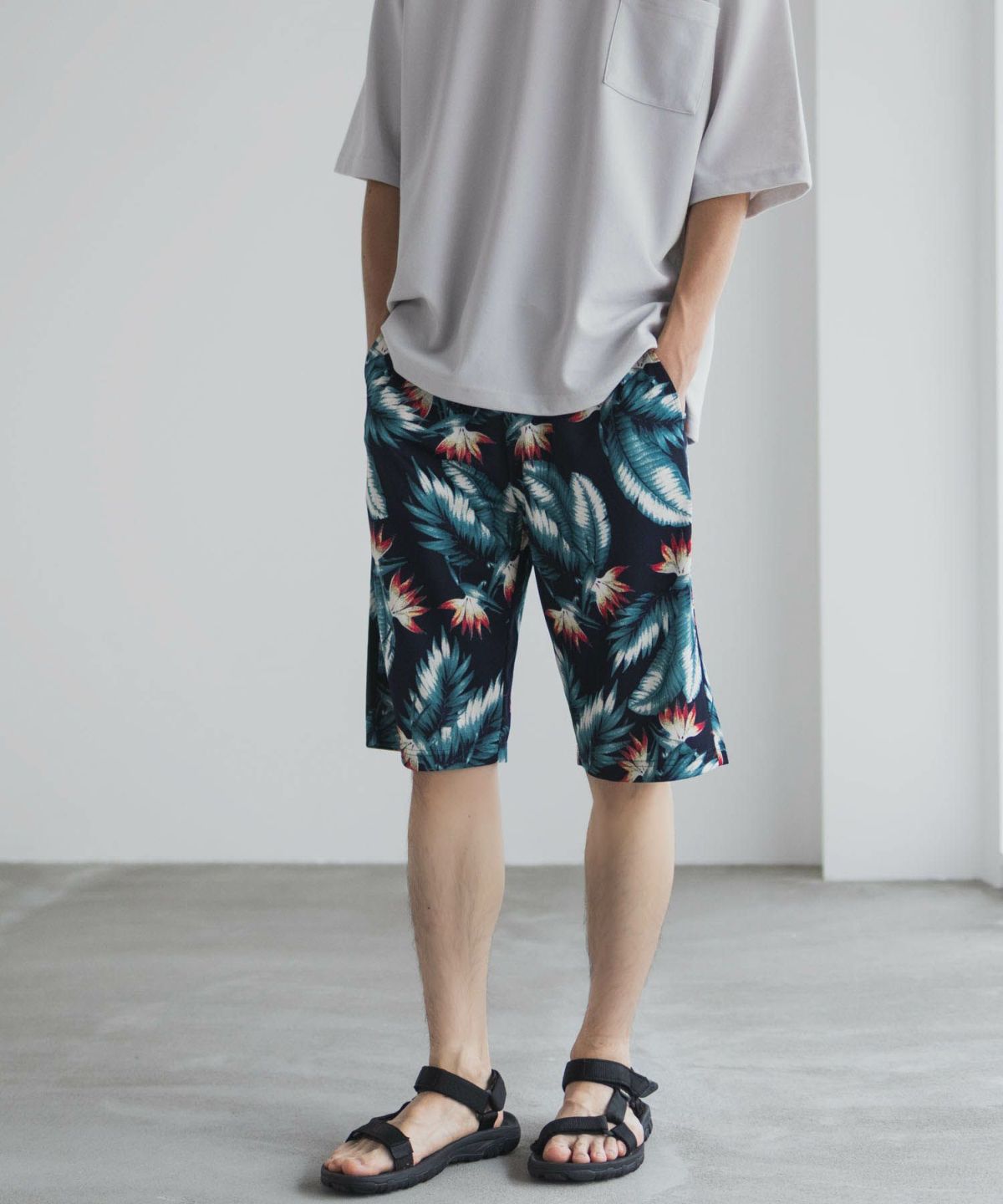 NAVY ハニカムメッシュショートパンツ メンズ