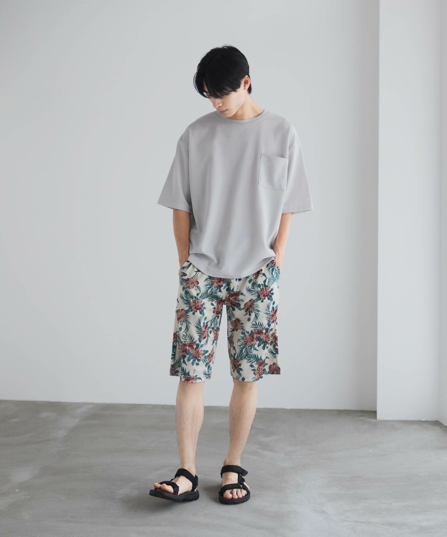 NAVY ハニカムメッシュショートパンツ メンズ
