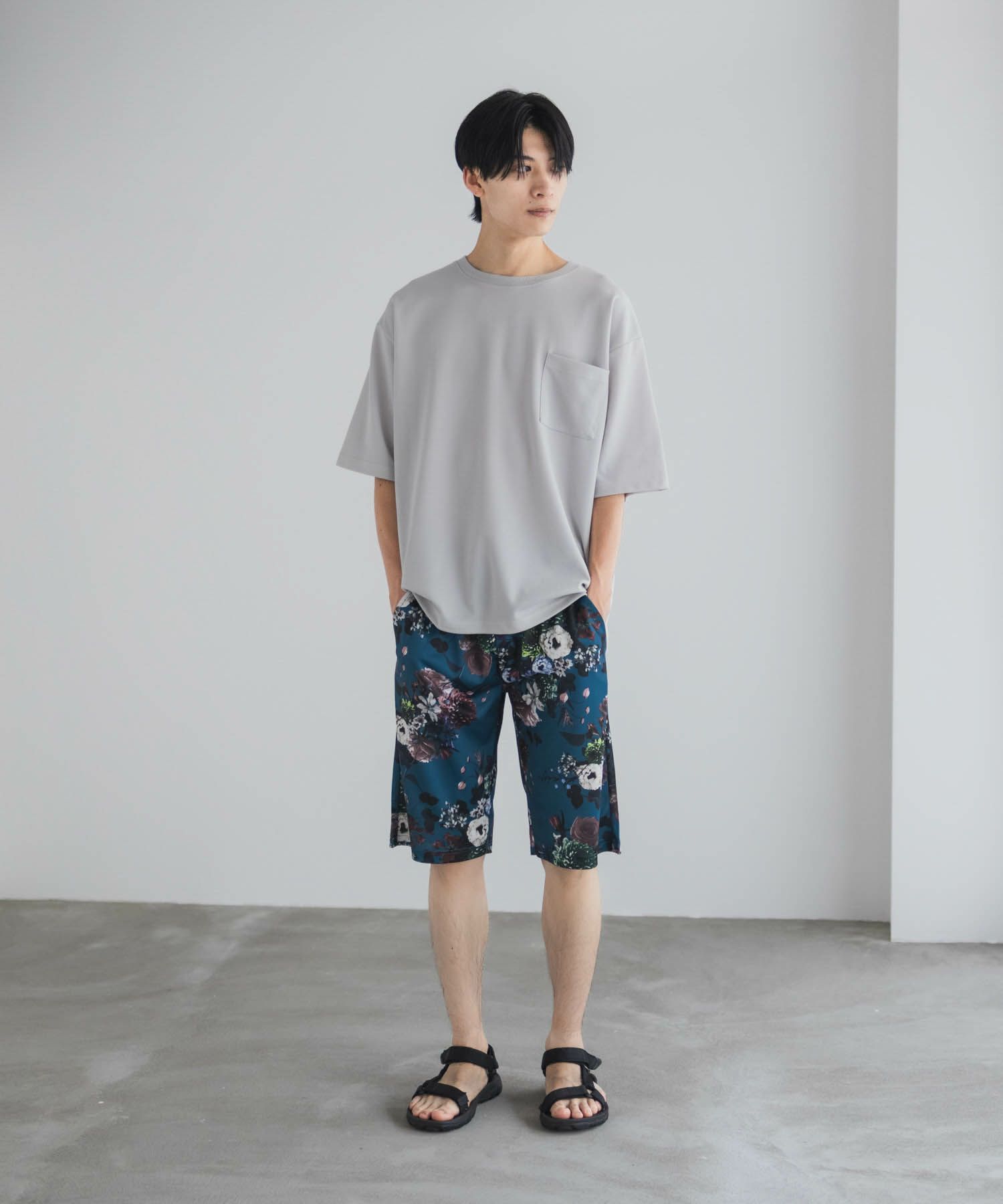 NAVY ハニカムメッシュショートパンツ メンズ