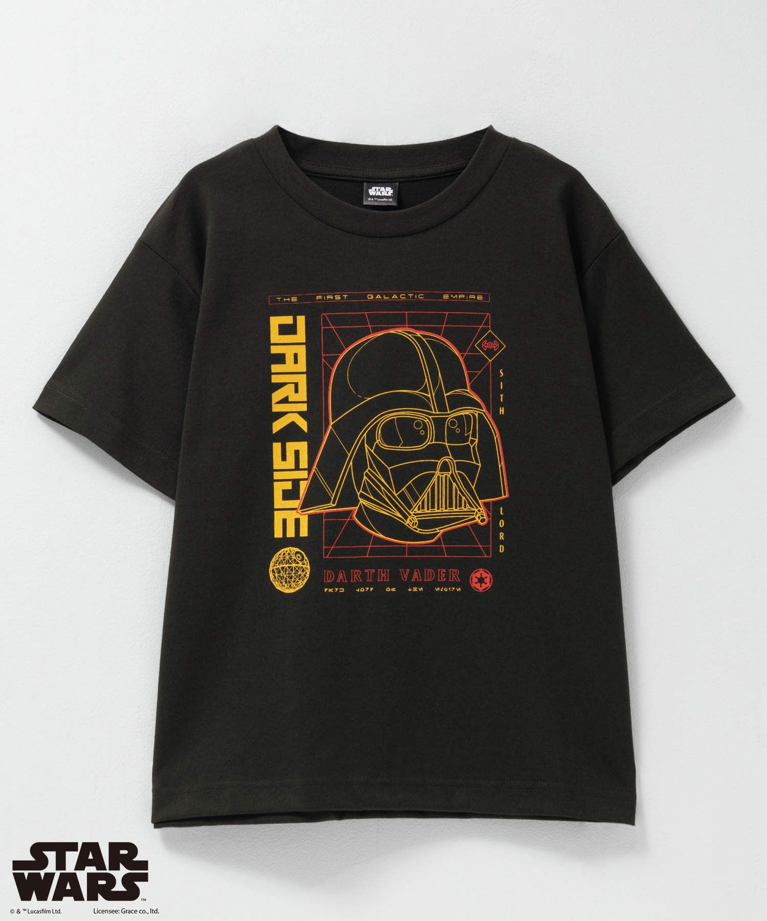 STAR WARS スター・ウォーズ / ダース・ベイダー プリントTシャツ キッズ メール便 対応商品商品画像-1