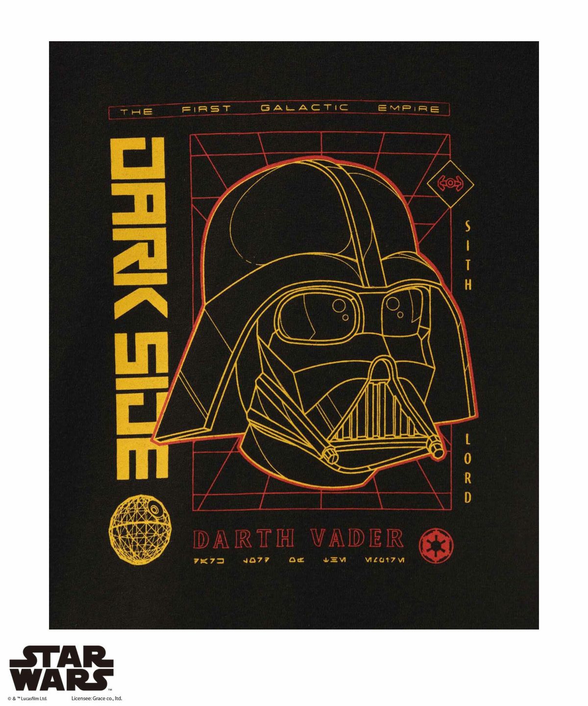 STAR WARS スター・ウォーズ / ダース・ベイダー プリントTシャツ キッズ ネコポス 対応商品