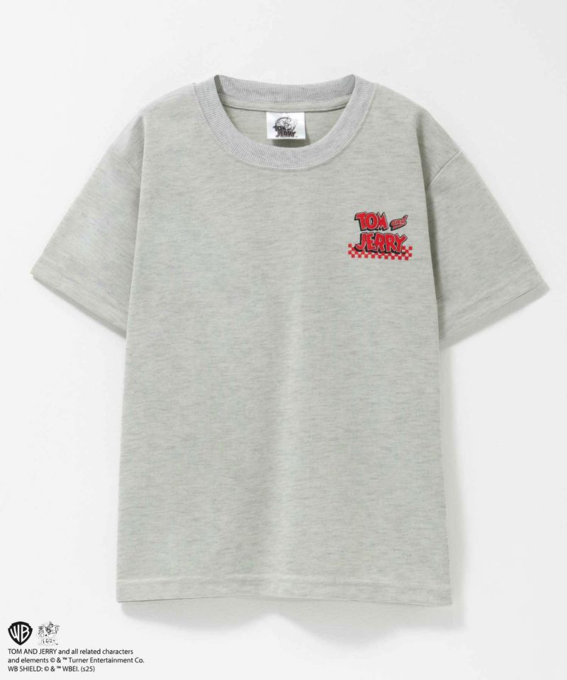 Tom and Jerry 転写プリントビッグTシャツ キッズ メール便 対応商品商品画像-4
