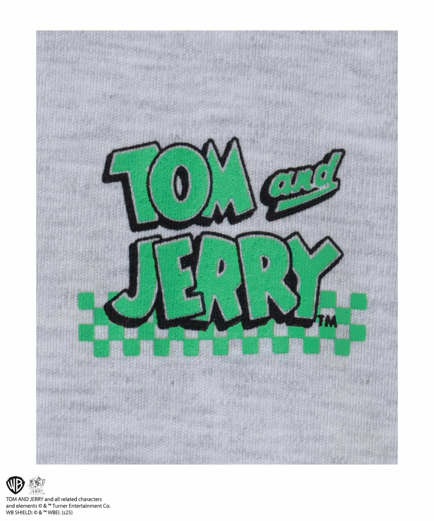 Tom and Jerry 転写プリントビッグTシャツ キッズ メール便 対応商品商品画像-5
