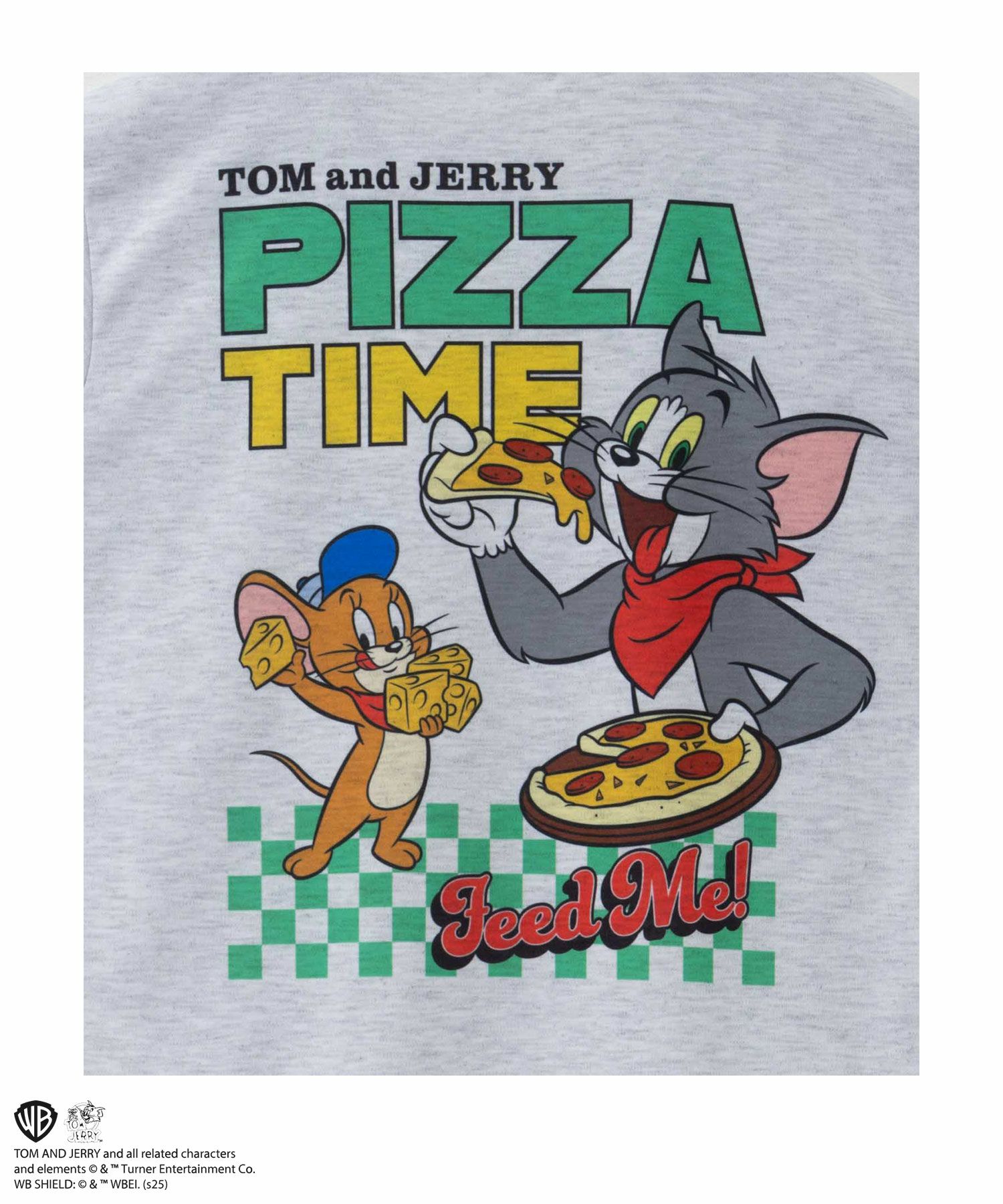 Tom and Jerry 転写プリントビッグTシャツ キッズ ネコポス 対応商品
