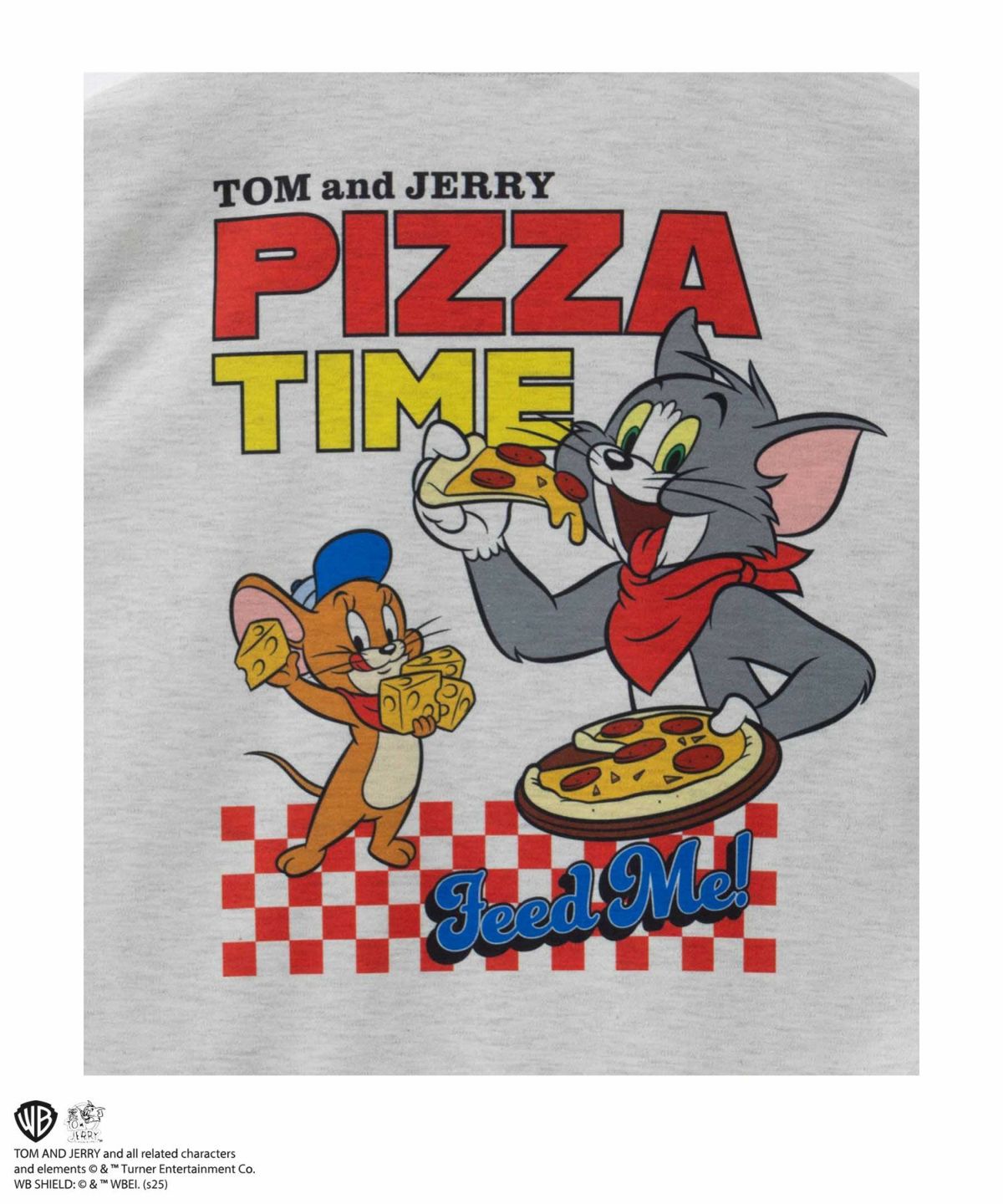 Tom and Jerry 転写プリントビッグTシャツ キッズ ネコポス 対応商品