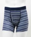 NAVY メッシュボクサーパンツ マルチボーダー柄 メンズ ネコポス 対応商品