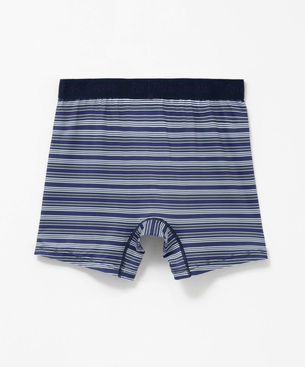 NAVY メッシュボクサーパンツ マルチボーダー柄 メンズ ネコポス 対応商品