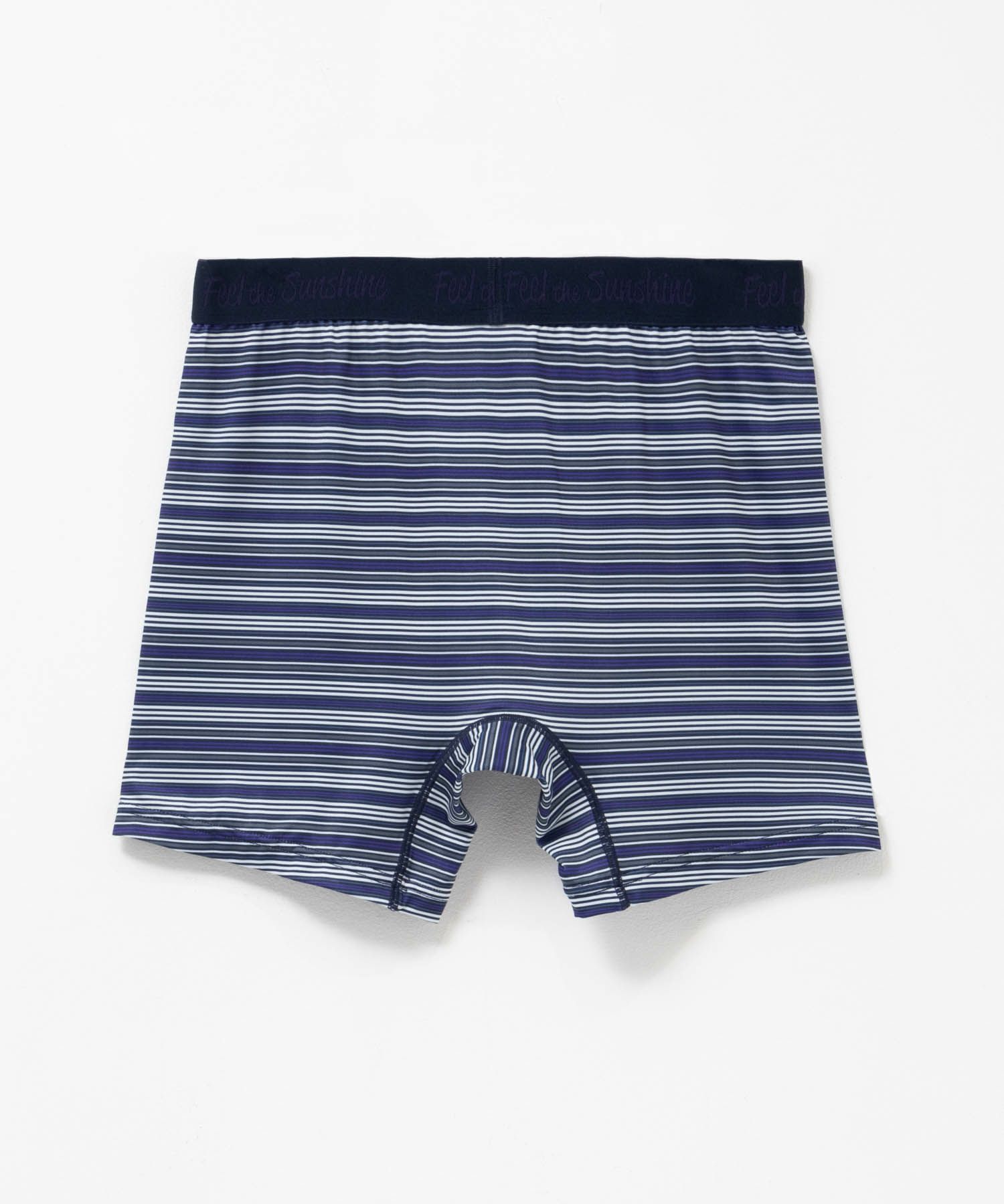 NAVY メッシュボクサーパンツ マルチボーダー柄 メンズ ネコポス 対応商品