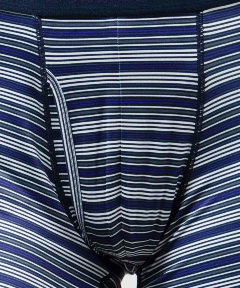 NAVY メッシュボクサーパンツ マルチボーダー柄 メンズ メール便 対応商品商品画像-7