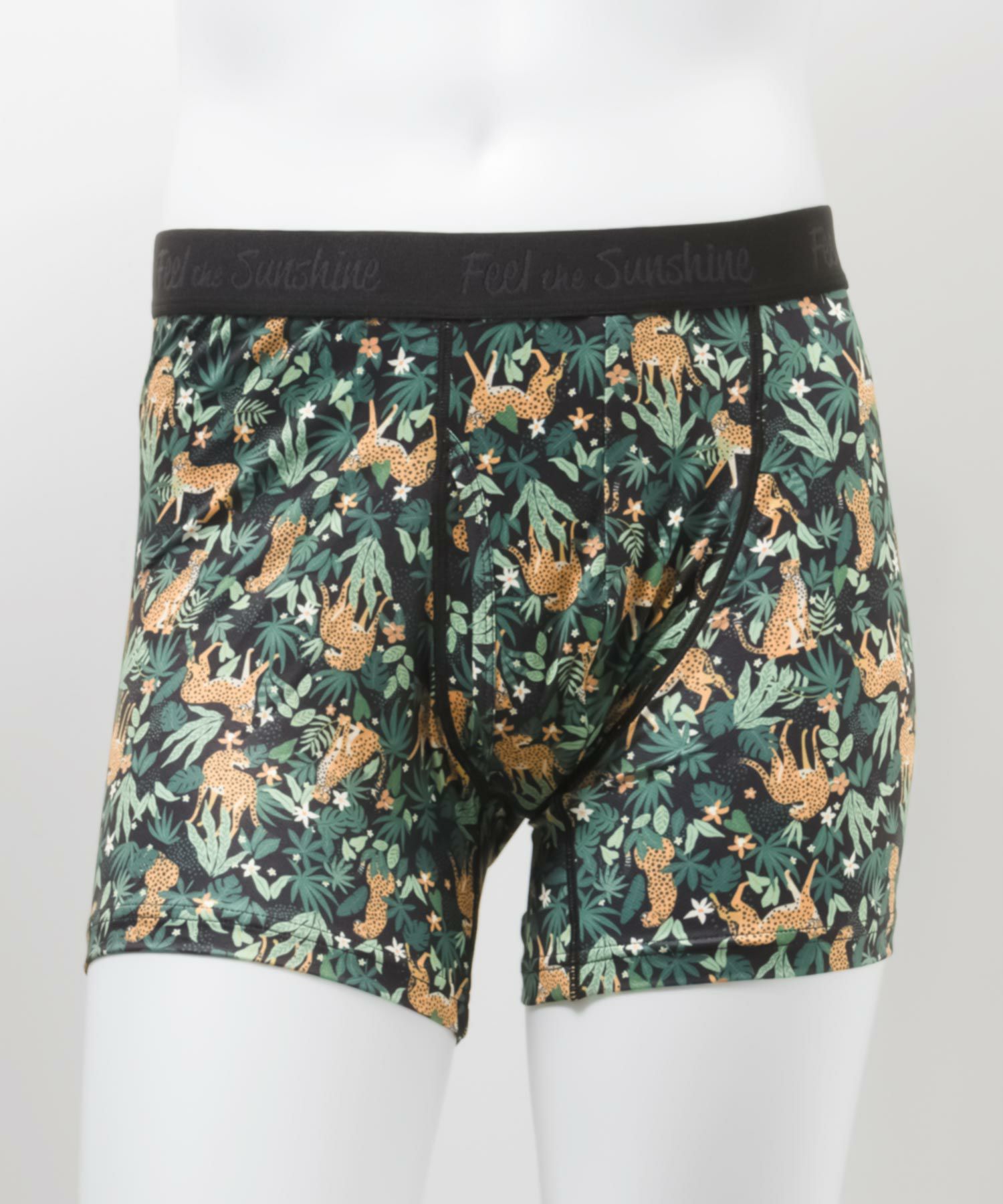 NAVY メッシュボクサーパンツ ヒョウ柄 メンズ ネコポス 対応商品