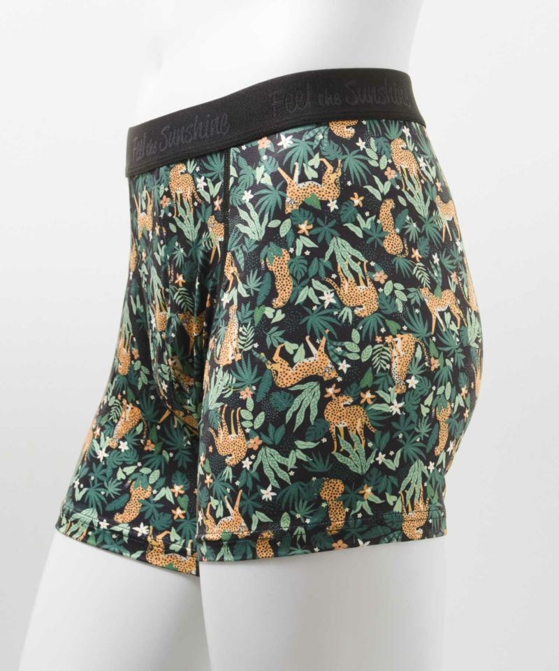 NAVY  メッシュボクサーパンツ ヒョウ柄 メンズ メール便 対応商品商品画像-2