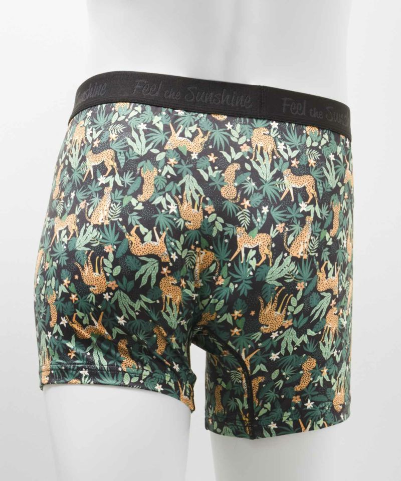 NAVY  メッシュボクサーパンツ ヒョウ柄 メンズ メール便 対応商品商品画像-3