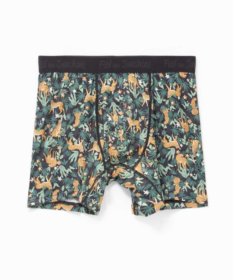 NAVY  メッシュボクサーパンツ ヒョウ柄 メンズ メール便 対応商品商品画像-4