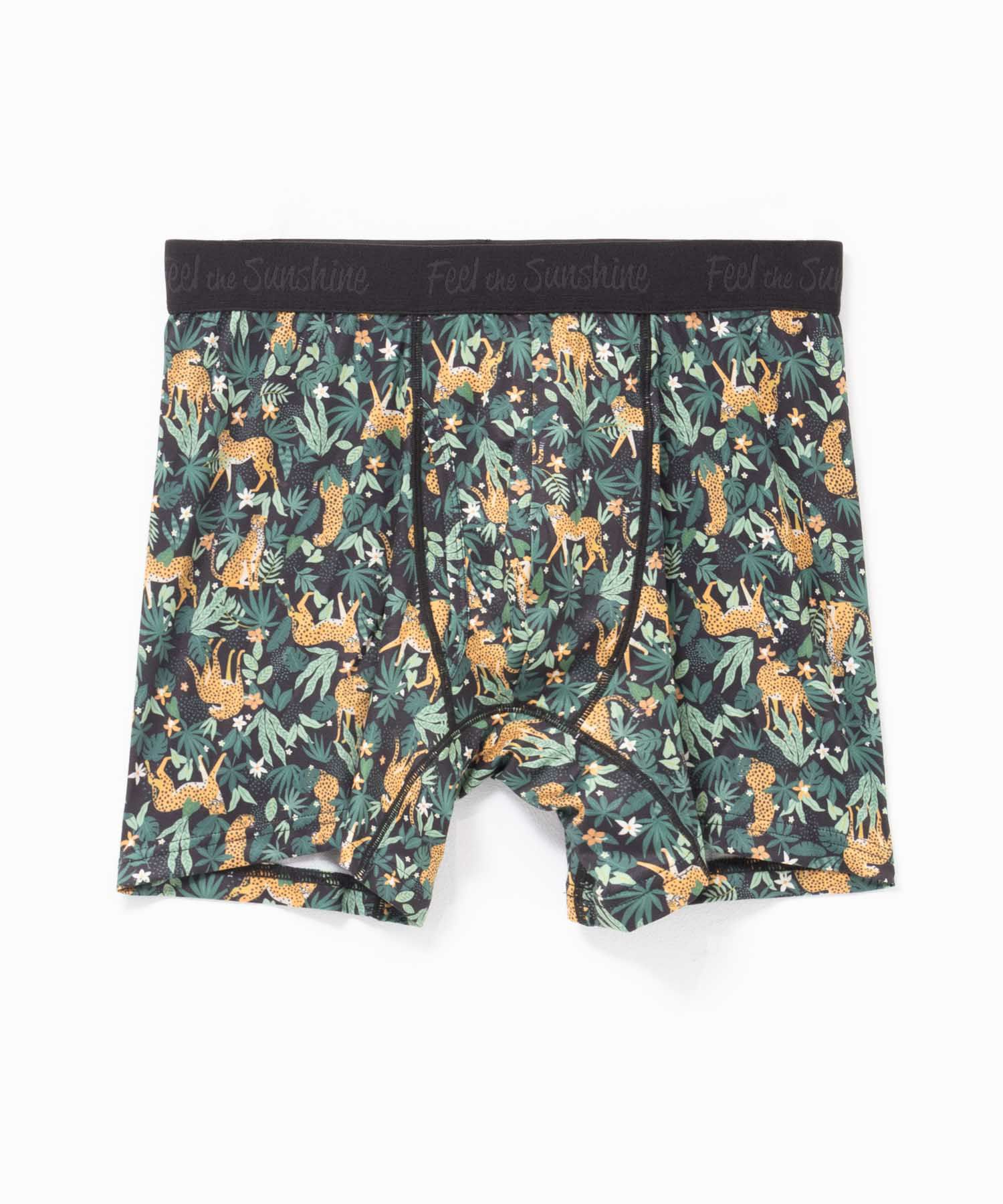 NAVY  メッシュボクサーパンツ ヒョウ柄 メンズ メール便 対応商品商品サムネイル-4